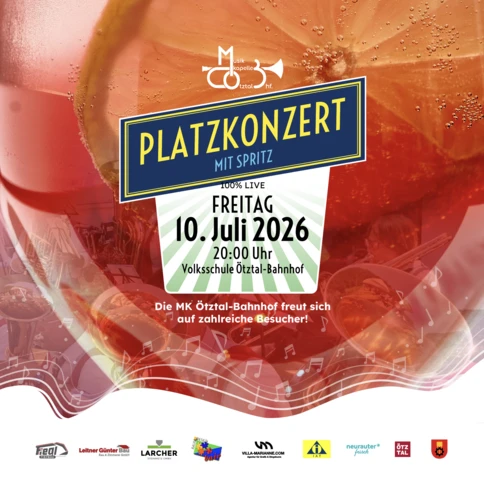 Platzkonzert - 10. Juli / 20:00 Uhr